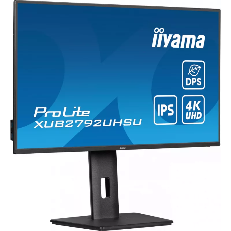 iiyama ProLite XUB2792UHSU-B6 datora monitors 68,6 cm (27 colli) 3840 x 2160 pikseļi 4K Ultra HD LED Melns