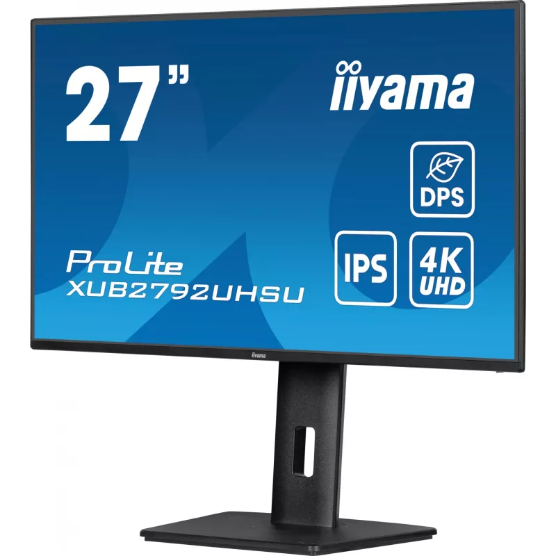 iiyama ProLite XUB2792UHSU-B6 datora monitors 68,6 cm (27 colli) 3840 x 2160 pikseļi 4K Ultra HD LED Melns