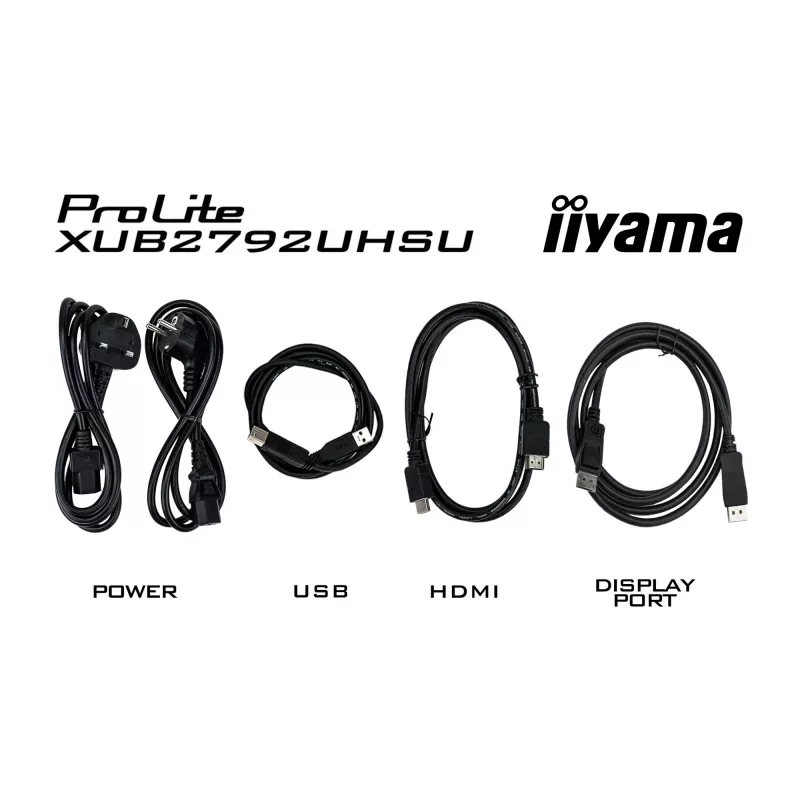 iiyama ProLite XUB2792UHSU-B6 datora monitors 68,6 cm (27 colli) 3840 x 2160 pikseļi 4K Ultra HD LED Melns