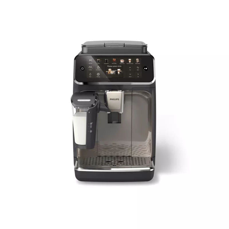 Espresso automāts Philips EP4449/70 — pilnībā automātisks, 1,8 L ūdens tvertne, 275 g pupiņu tvertne, keramikas dzirnaviņas, 15 bāri