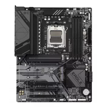 Mātesplate GIGABYTE B650 EAGLE ATX, AMD B650 mikroshēmojumu kopums, Socket AM5, DDR5, 4x DIMM, 3x M.2, PCIe 5.0 x16