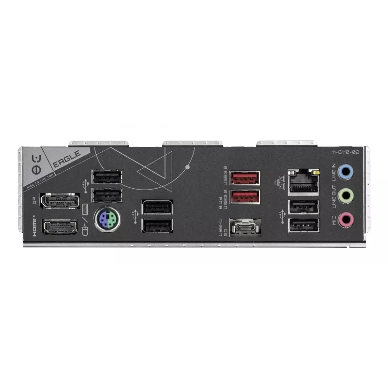 Mātesplate GIGABYTE B650 EAGLE ATX, AMD B650 mikroshēmojumu kopums, Socket AM5, DDR5, 4x DIMM, 3x M.2, PCIe 5.0 x16
