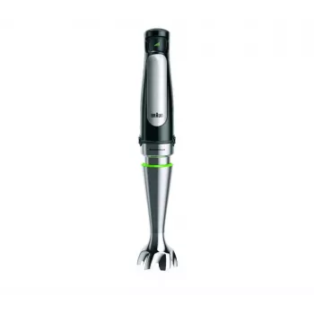 Braun MQ 7035X 0,6 L iegremdējamais blenderis 1000 W melns, satīna tērauds