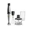 Braun MQ 7035X 0,6 L iegremdējamais blenderis 1000 W melns, satīna tērauds