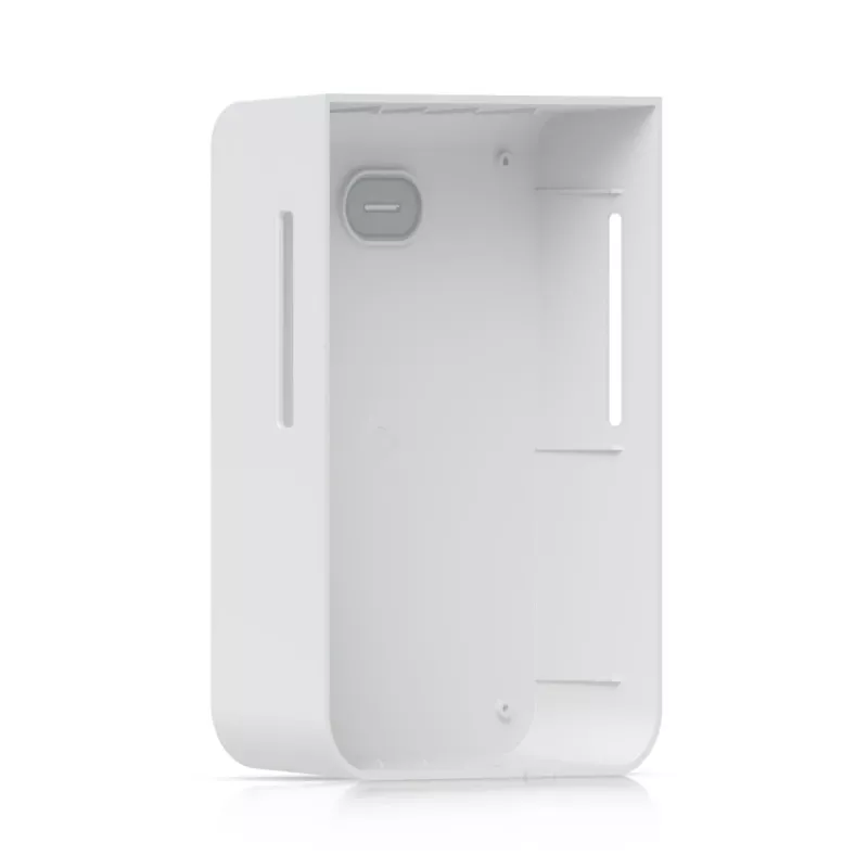 Piekļuves punkts UBIQUITI U7 Pro Wall — pie sienas montējams Wi‑Fi 7 AP, 2,4/5/6 GHz, 6 telpiskās plūsmas, 2500 Mbps LAN, PoE (44–57 V), iekštelpām, balts