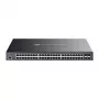 TP-Link Omada SG3452XMPP tīkla slēdzis, pārvaldīts L2+, Gigabit Ethernet (10/100/1000), Power over Ethernet (PoE), 1U, melns