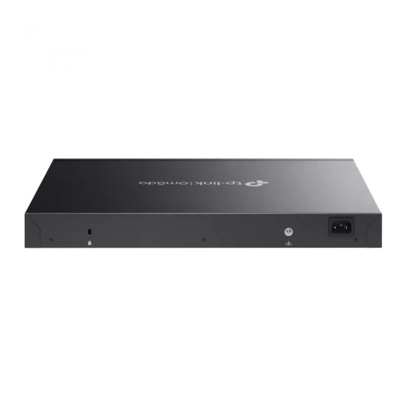 TP-Link Omada SG3452XMPP tīkla slēdzis, pārvaldīts L2+, Gigabit Ethernet (10/100/1000), Power over Ethernet (PoE), 1U, melns