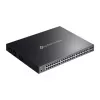 TP-Link Omada SG3452XMPP tīkla slēdzis, pārvaldīts L2+, Gigabit Ethernet (10/100/1000), Power over Ethernet (PoE), 1U, melns
