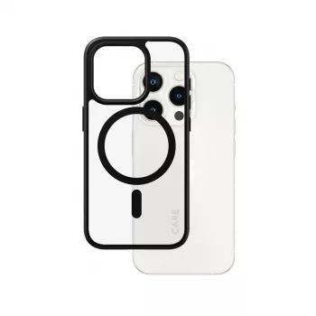 PanzerGlass CARE™ by ® Urban Combat Case Caurspīdīgs ar Melnu MagSafe iPhone 15 Pro