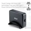 Mobilās ierīces lādētājs CLUB3D CAC-1918 Universāls Melns Maiņstrāva 4 USB Type-C porti