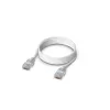 Tīkla pārlāpjvads UBIQUITI UACC-Cable-Patch-EL-1M-W — Cat6, 1 m, 2.5 GbE, PoE++ (4PPoE), caurspīdīgs, RJ-45 vīrišķais–vīrišķais