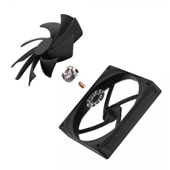NZXT Cooling Fan F140q 140mm Melns Quiet Airflow
