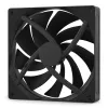 NZXT Cooling Fan F140q 140mm Melns Quiet Airflow