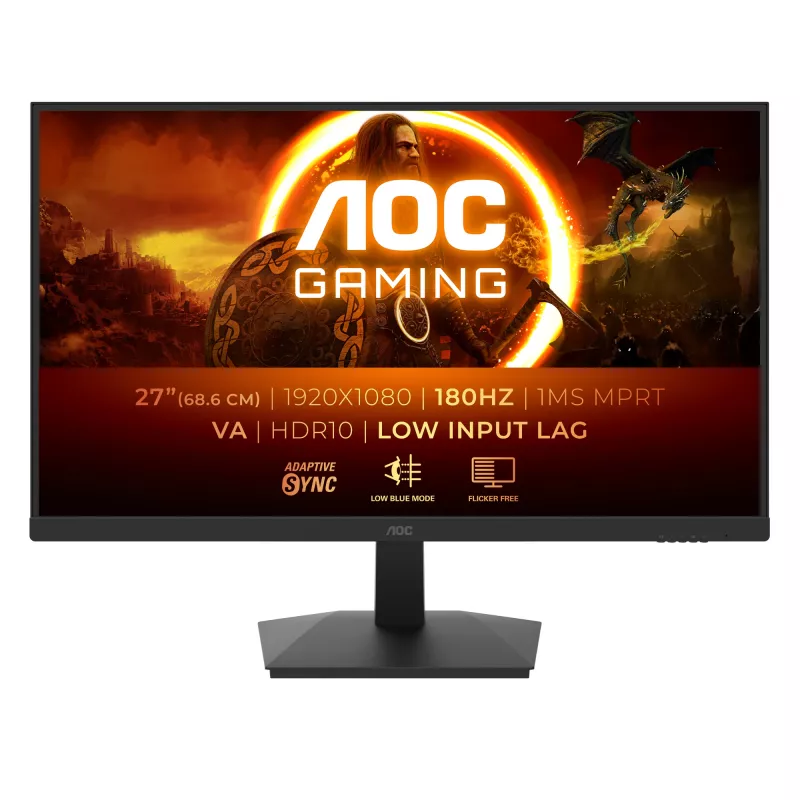 AOC G1 27G15N2 datora monitors 68.6 cm (27 colli) 1920 x 1080 pikseļi Full HD LCD Melns