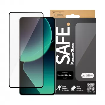 PanzerGlass SAFE. by ® Ekrāna aizsargs Xiaomi 13T | 13T Pro | Ultra-Wide Fit