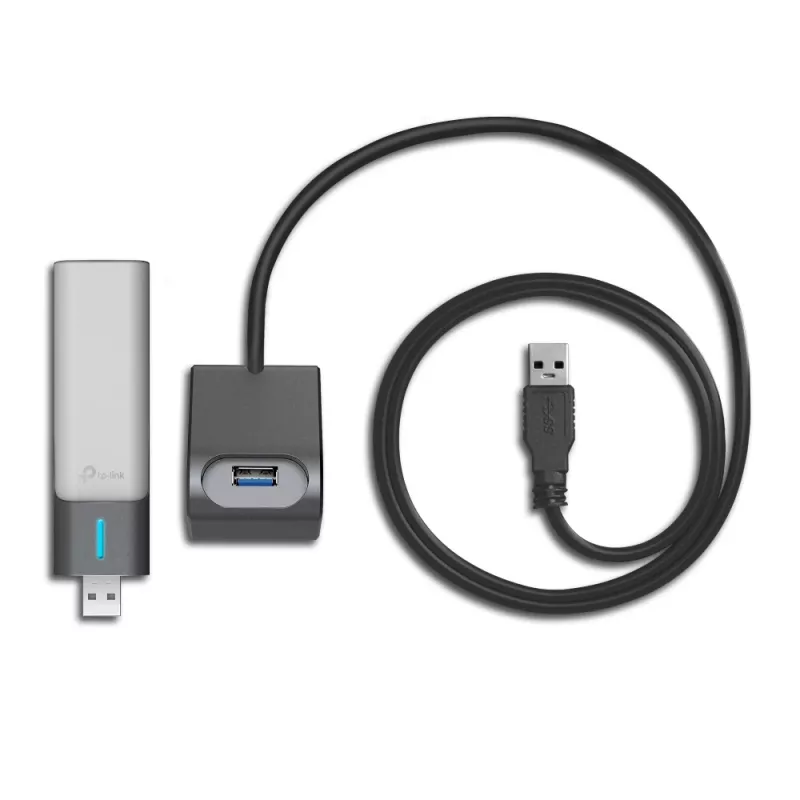 Bezvadu USB adapteris TP-Link Archer AX3000 (Archer TX50UH) – divjoslu Wi‑Fi 6, USB 3.2 Gen1, līdz 3000 Mbps, iekšējā antena, Windows 11