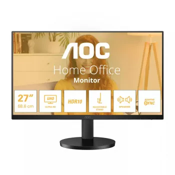 AOC U27B3AF datora monitors 68,6 cm (27 colli) 3840 x 2160 pikseļi 4K Ultra HD LED Melns