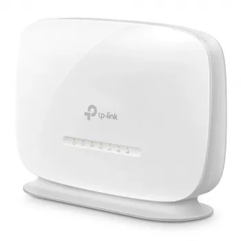 TP-Link 300 Mbps Wireless N 4G LTE maršrutētājs, Wi-Fi 4 (802.11n), vienas joslas (2,4 GHz), Ethernet LAN, 4G, balts, galda maršrutētājs