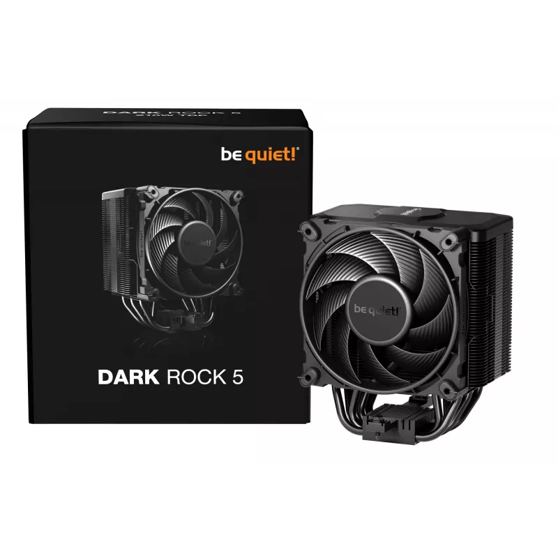 be quiet! DARK ROCK 5 Procesora gaisa dzesētājs 12 cm Melns 1 gab.