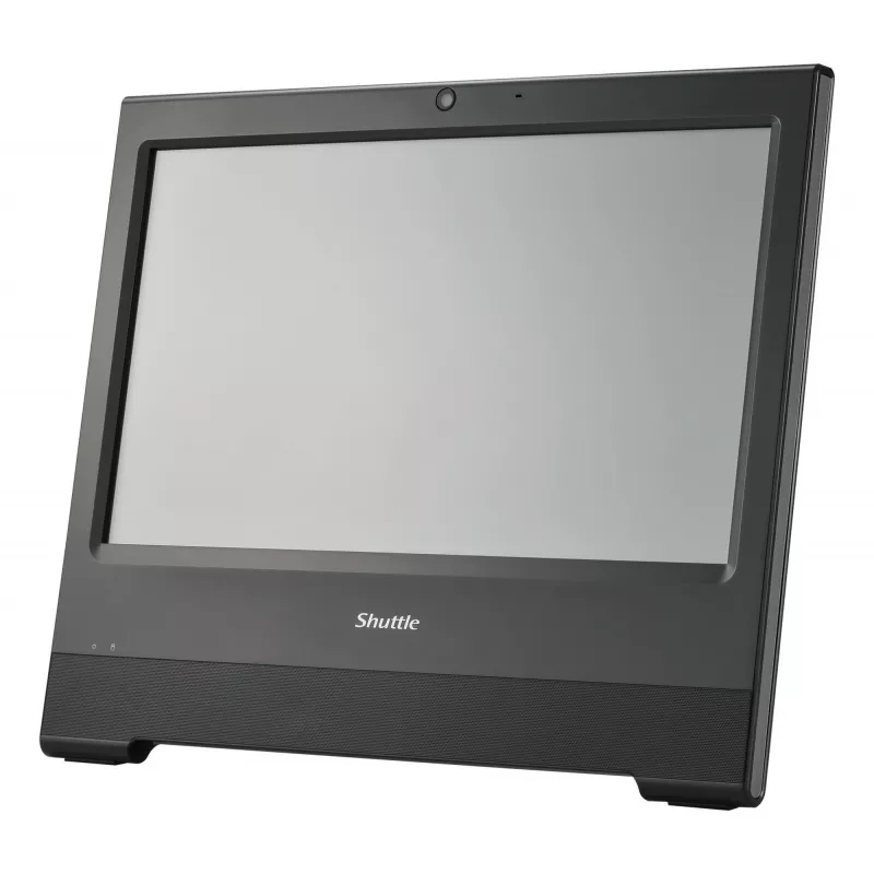 Shuttle All-In-One Barebone X50V9, 15,6 collu viena pieskāriena ekrāns (rezistīvs), Celeron 7305U, WiFi, IP54, bez ventilatora, 24/7 pastāvīga darbība