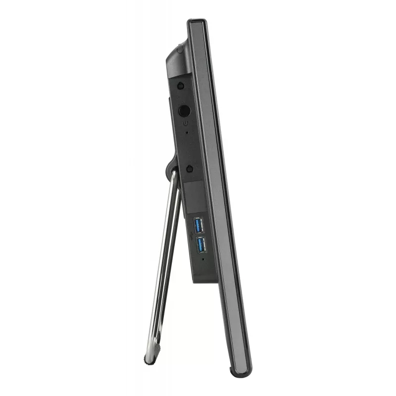 Shuttle All-In-One Barebone X50V9, 15,6 collu viena pieskāriena ekrāns (rezistīvs), Celeron 7305U, WiFi, IP54, bez ventilatora, 24/7 pastāvīga darbība