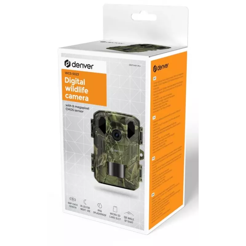 DENVER ELECTRONICS Wcs-5023 savvaļas dzīvnieku kamera 8 mpix maskēšanās krāsā