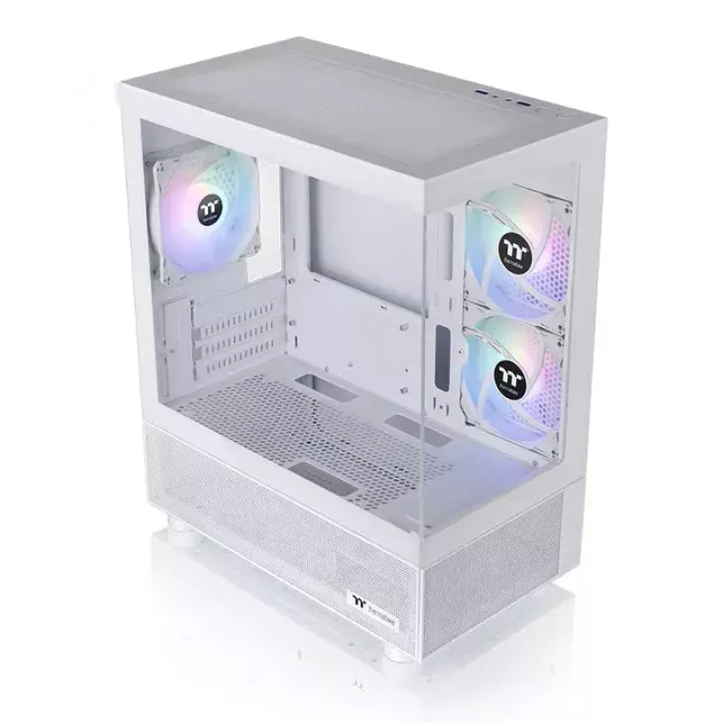 PC korpuss Thermaltake View 170 TG ARGB Snow Micro Tower Balts