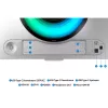 49 collu OLED izliekts monitors Samsung S49DG934SU — 5120×1440 Dual QHD, 32:9, 0,03 ms, USB centrmezgls, VESA, augstuma regulēšana, sudraba