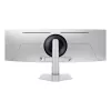 49 collu OLED izliekts monitors Samsung S49DG934SU — 5120×1440 Dual QHD, 32:9, 0,03 ms, USB centrmezgls, VESA, augstuma regulēšana, sudraba