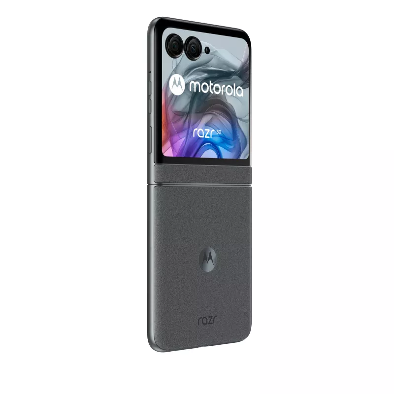 Motorola razr 50 17,5 cm (6,9 collu) Dual SIM Android 14 5G USB Type-C 8 GB 256 GB 4200 mAh Pelēks