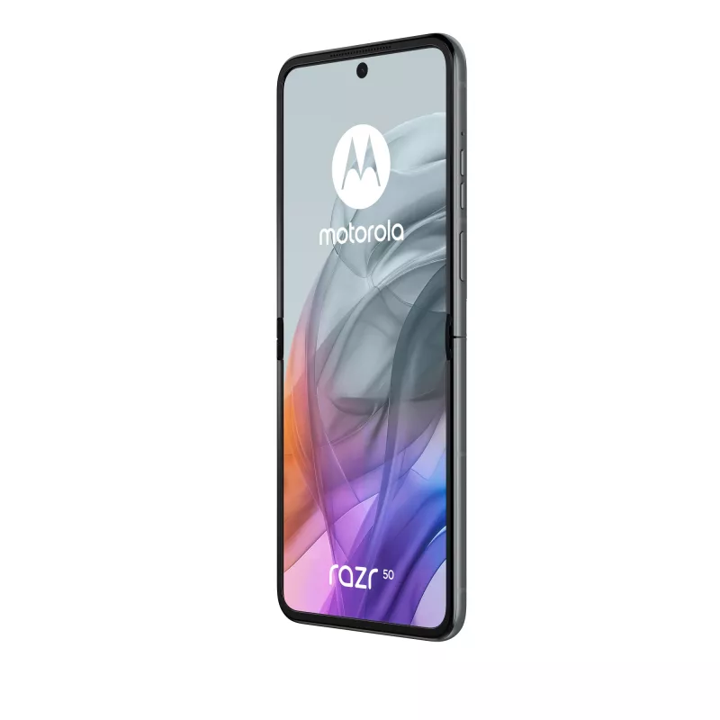 Motorola razr 50 17,5 cm (6,9 collu) Dual SIM Android 14 5G USB Type-C 8 GB 256 GB 4200 mAh Pelēks