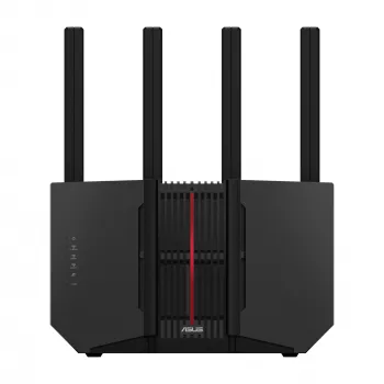 ASUS RT-BE92U bezvadu maršrutētājs 10 Gigabit Ethernet trīs joslu (2.4 GHz / 5 GHz / 6 GHz) Melns