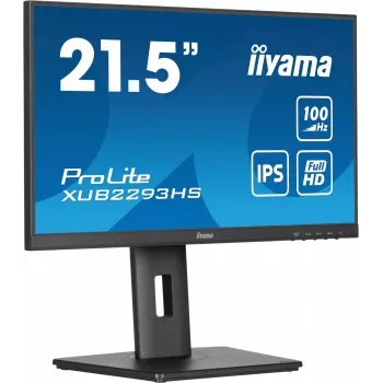 iiyama ProLite XUB2293HS-B6 datora monitors 54,6 cm (21,5 collu) 1920 x 1080 pikseļi Full HD LED Melns