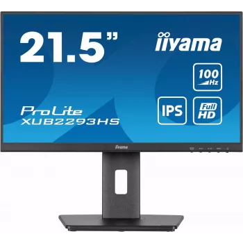 iiyama ProLite XUB2293HS-B6 datora monitors 54,6 cm (21,5 collu) 1920 x 1080 pikseļi Full HD LED Melns
