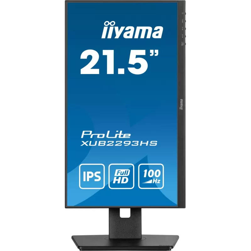 iiyama ProLite XUB2293HS-B6 datora monitors 54,6 cm (21,5 collu) 1920 x 1080 pikseļi Full HD LED Melns