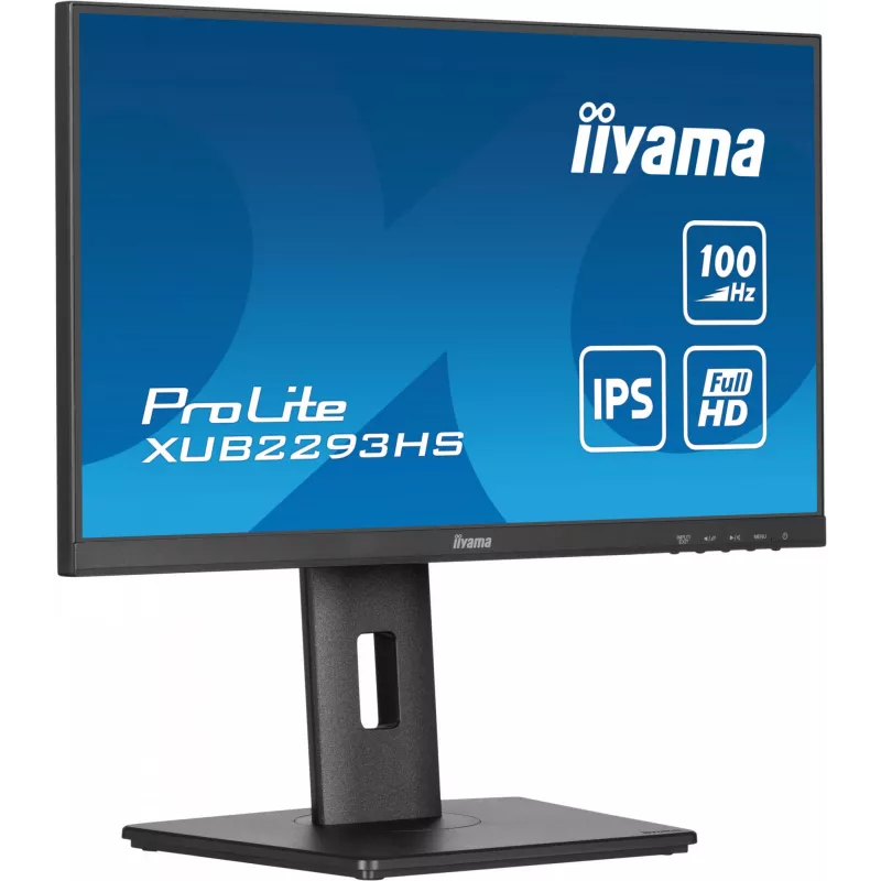 iiyama ProLite XUB2293HS-B6 datora monitors 54,6 cm (21,5 collu) 1920 x 1080 pikseļi Full HD LED Melns