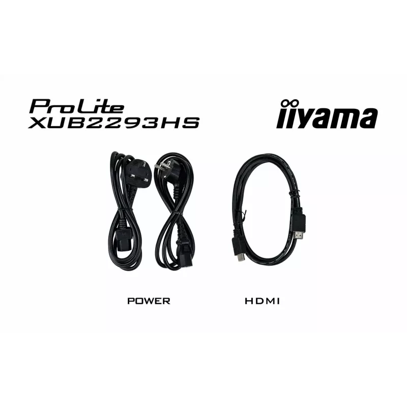 iiyama ProLite XUB2293HS-B6 datora monitors 54,6 cm (21,5 collu) 1920 x 1080 pikseļi Full HD LED Melns