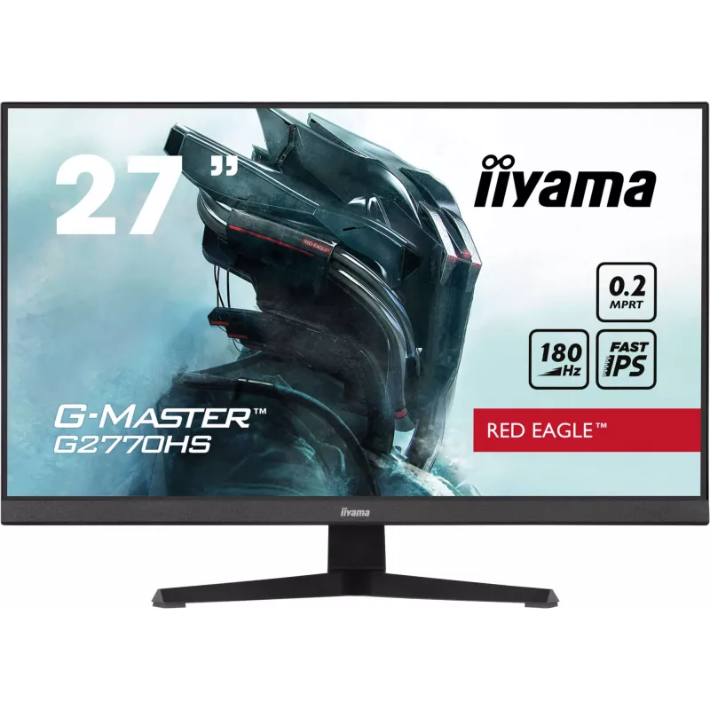 iiyama G-MASTER G2770HS-B1 datora monitors 68,6 cm (27 colli) 1920 x 1080 pikseļi Full HD LCD Melns