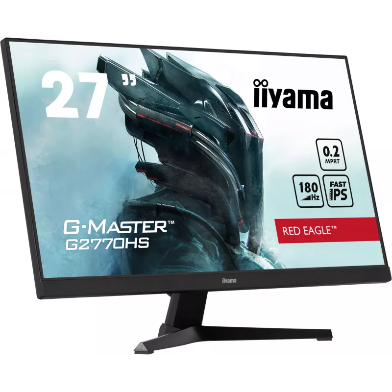 iiyama G-MASTER G2770HS-B1 datora monitors 68,6 cm (27 colli) 1920 x 1080 pikseļi Full HD LCD Melns