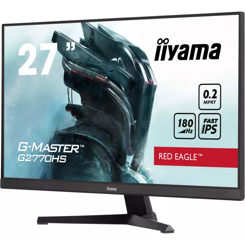 iiyama G-MASTER G2770HS-B1 datora monitors 68,6 cm (27 colli) 1920 x 1080 pikseļi Full HD LCD Melns