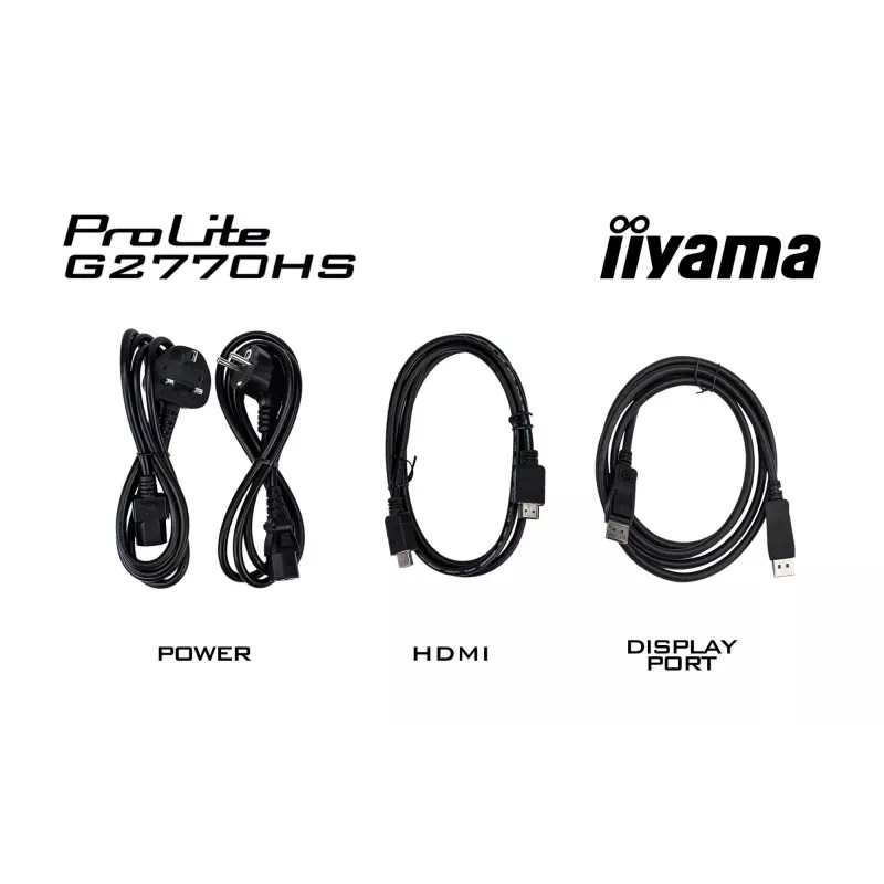 iiyama G-MASTER G2770HS-B1 datora monitors 68,6 cm (27 colli) 1920 x 1080 pikseļi Full HD LCD Melns