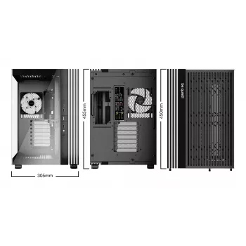 PC korpuss be quiet! LIGHT BASE 600 LX Midi Tower Melns