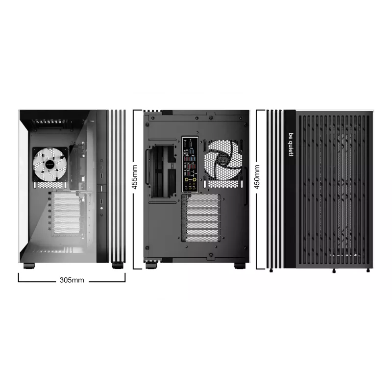 PC korpuss be quiet! LIGHT BASE 600 LX Midi Tower Melns