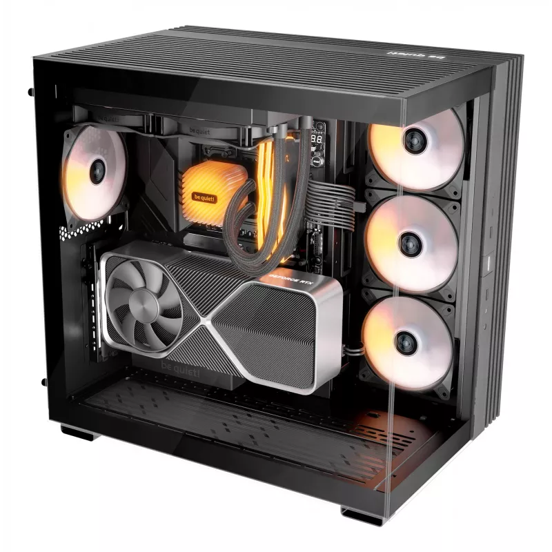 PC korpuss be quiet! LIGHT BASE 600 LX Midi Tower Melns
