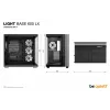 PC korpuss be quiet! LIGHT BASE 600 LX Midi Tower Melns