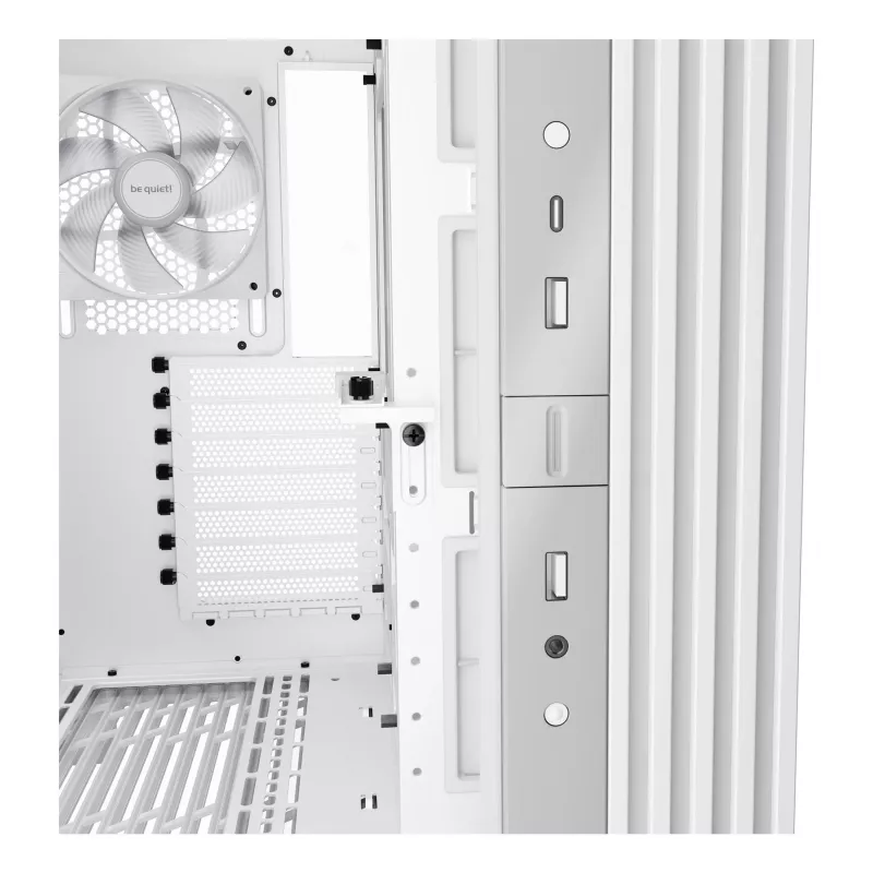 PC korpuss be quiet! LIGHT BASE 600 DX White Midi Tower, ATX/microATX/Mini-ATX, stikla sāns, RGB priekšpuse, USB-C