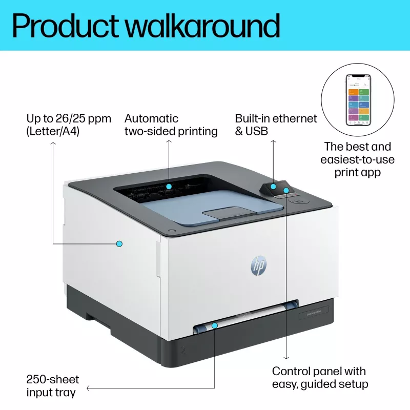 HP Color LaserJet Pro 3202dn, lāzerprinteris, krāsu, 600 x 600 DPI, A4, 25 ppm, abpusējā drukāšana