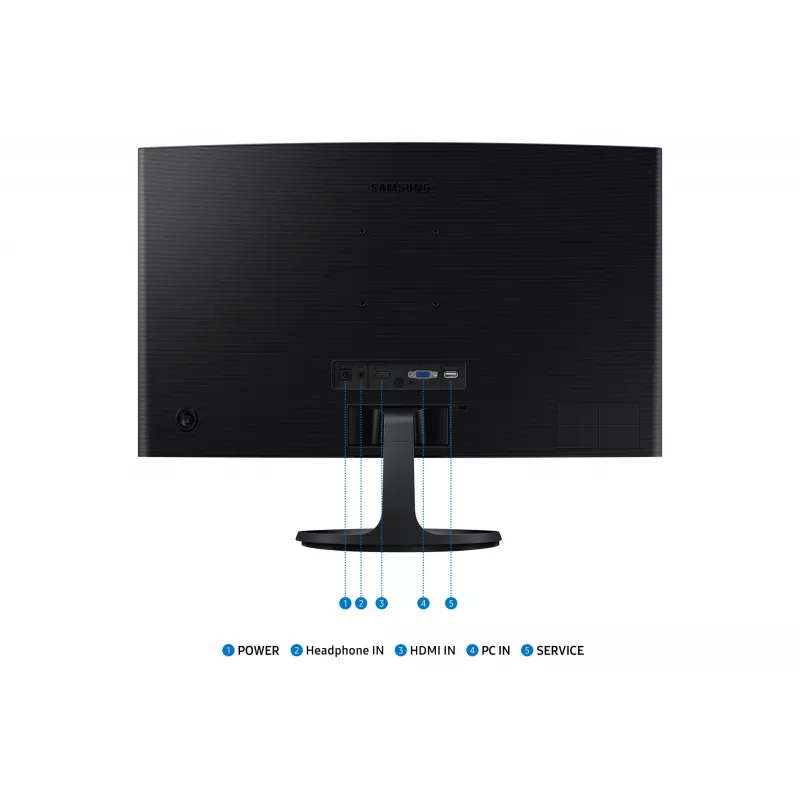 Samsung S36GD datora monitors 61 cm (24 collas) 1920 x 1080 pikseļi Full HD LCD Melns
