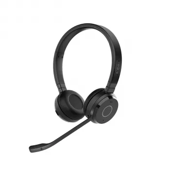 Jabra Evolve 65 TE - Link390a MS Stereo, vadu un bezvadu, 20 - 20000 Hz, birojam/zvanu centram, 106,3 g, austiņas, melna