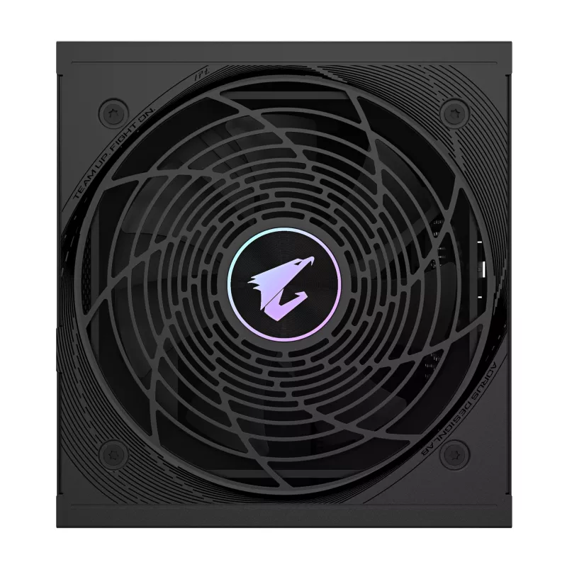GIGABYTE AORUS ELITE P1000W ICE Barošanas bloks - PCIe 5.0, 80 PLUS Platinum, pilnībā modulārs dizains, 120 mm ventilators, ATX 3.0 saderīgs, EU spraudnis